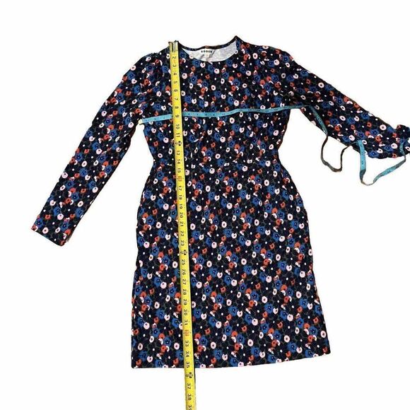 Boden Penelope Jersey Dress Size 4 Regular Winter Moss Bloomsbury Pop - Picture 9 of 9